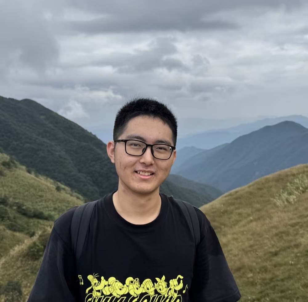 Jiaxing Tian on a mountain trail